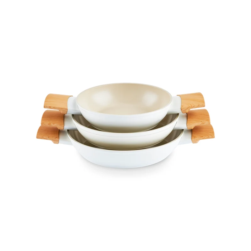 Karaca Swiss Crystal Almond, 6 teiliges Schmortopf Set, Induktion