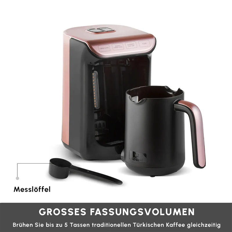 Karaca Hatır Kaffeemaschine mit Röstfunktion Rosenbeere
