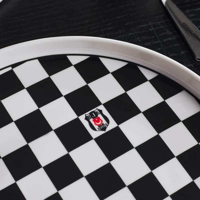Karaca x Beşiktaş Lizenziertes Forever Bone – 14-teiliges Frühstücksset für 6 Personen
