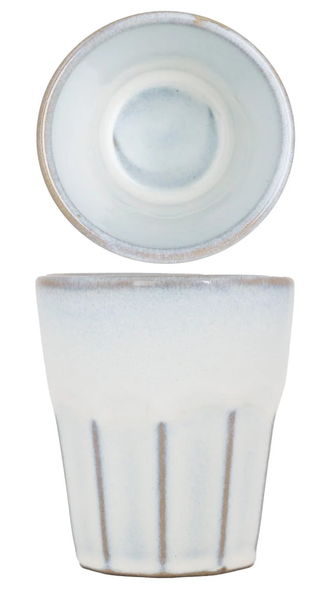 Cosy & Trendy Cappuccino Becher Bistro Vintage White 290 ml - 6 Stück