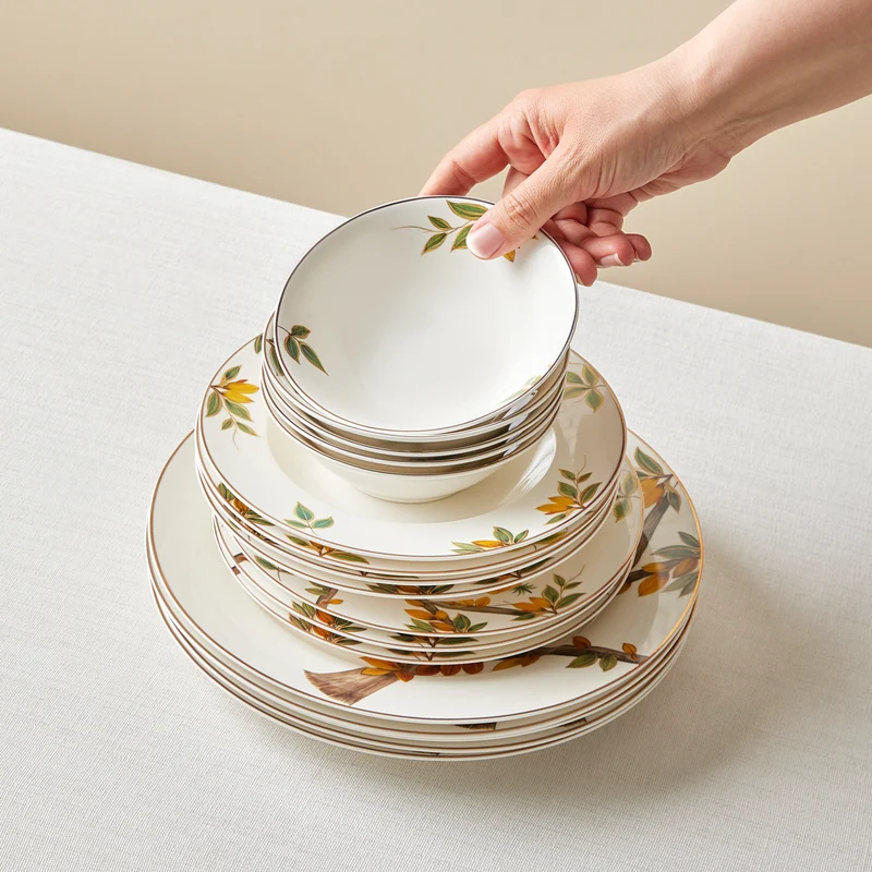 Karaca Elegance Bone Samira – 24-teiliges Tafelservice für 6 Personen