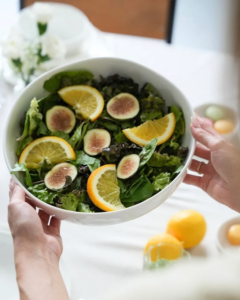 Perlemor Salatschüssel