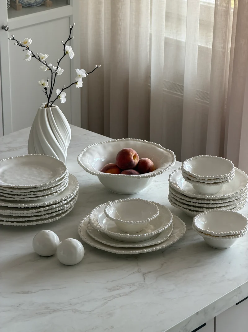 Pearly Shine Geschirrset 27-teilig