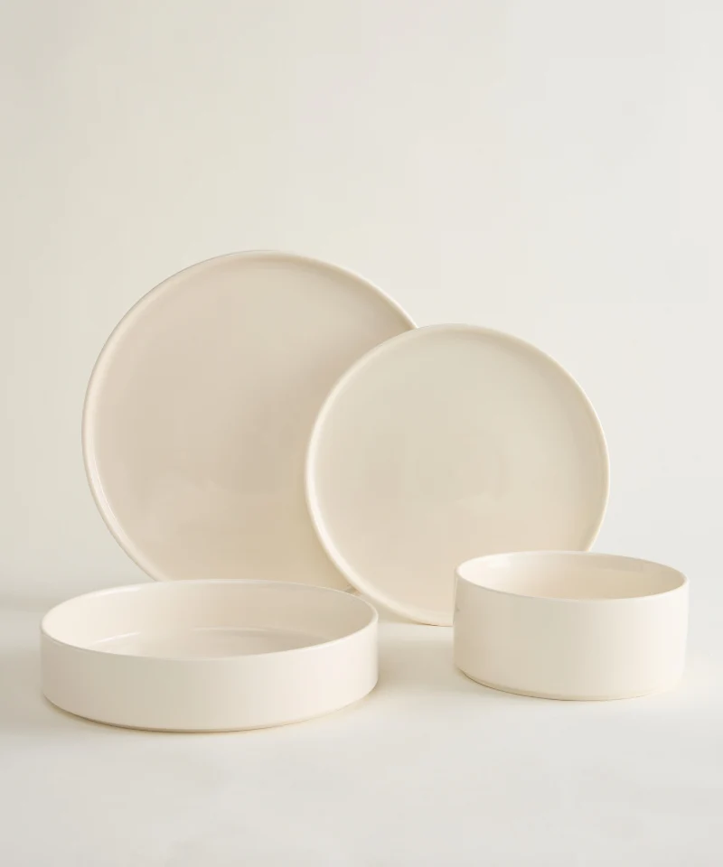 Noa Beige 24 - teiliges Geschirrset