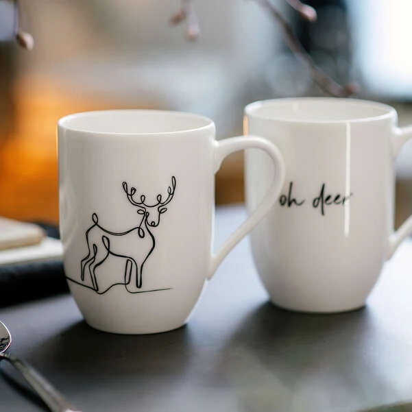 Statement XMAS Set Rentier 2tlg.