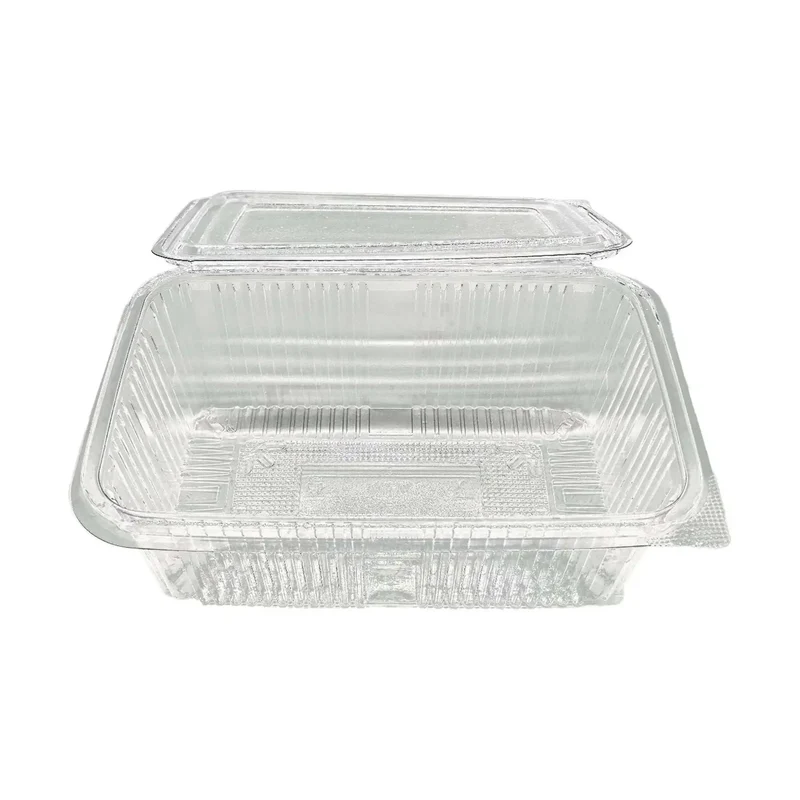 PET-Schalen mit Deckel 750 ml – 400 Stück | Lebensmittel To-go-Box