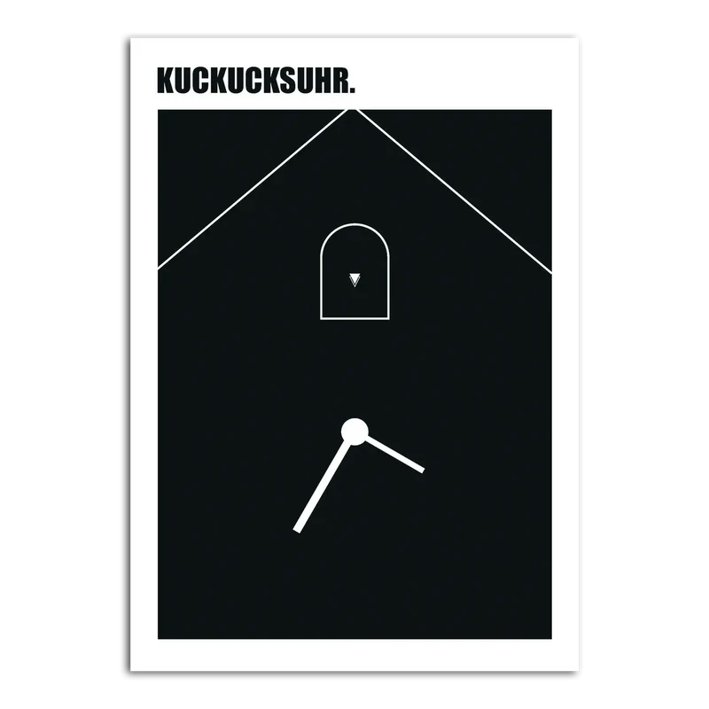 Wandbild "Kuckucksuhr"