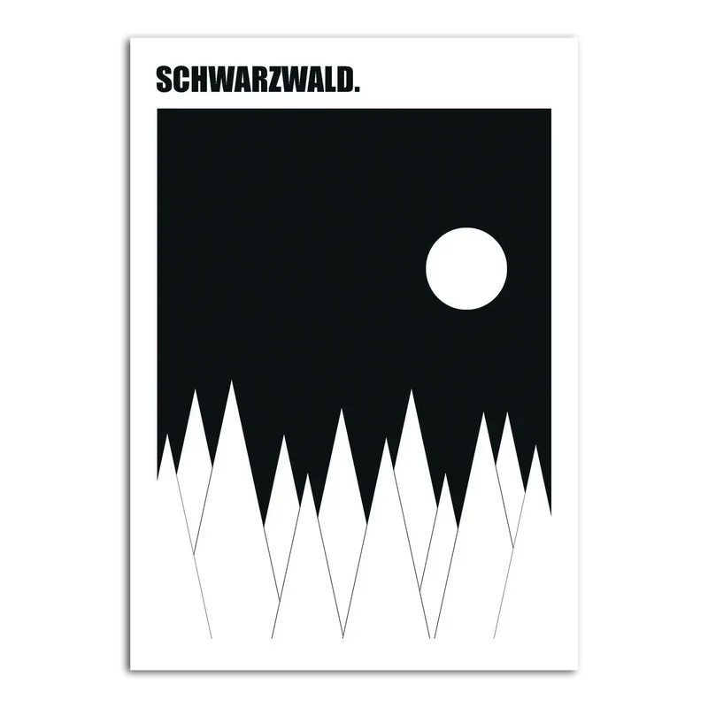 Wandbild "Schwarzwald"