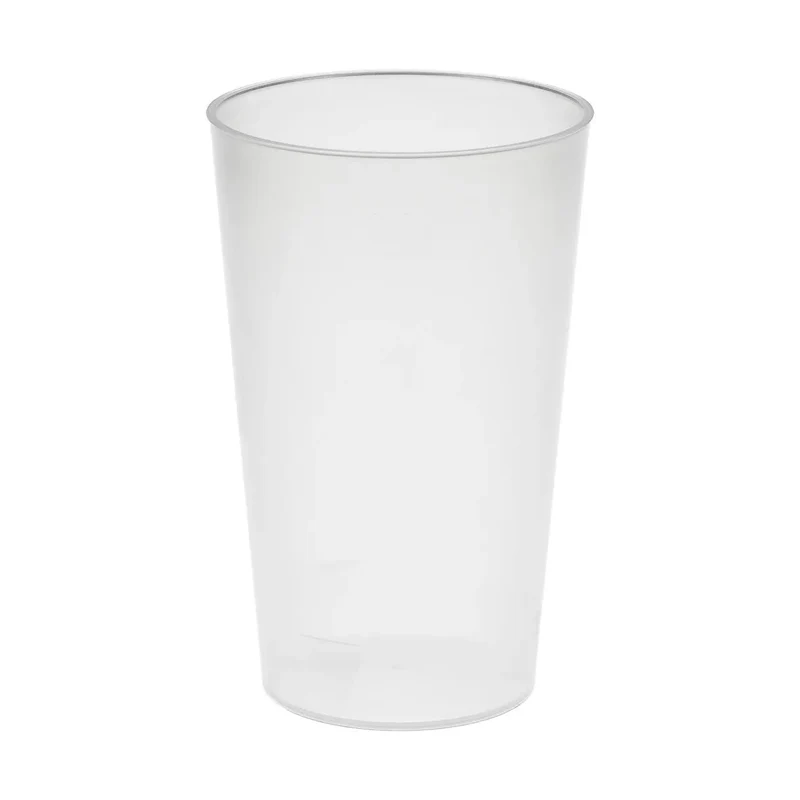 Mehrweg-Trinkbecher "Vital", transparent-milchig