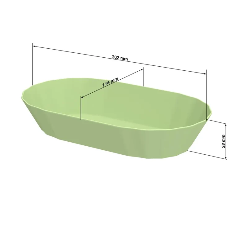 Mehrweg-Snackschalen ToGo, PP, 200x115x40mm