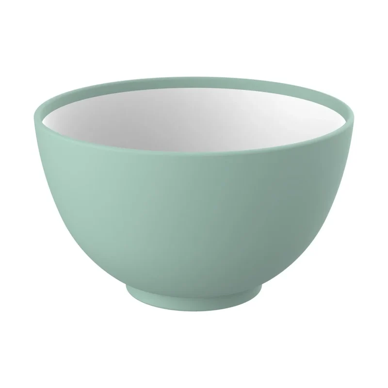 Mehrweg-Bio-Müslischale "2 Colour", 500ml, Ø136x80mm, matt