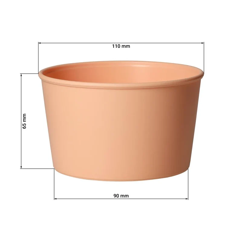 Mehrwegbecher ToGo "Nature", 460 ml, Ø112x66mm