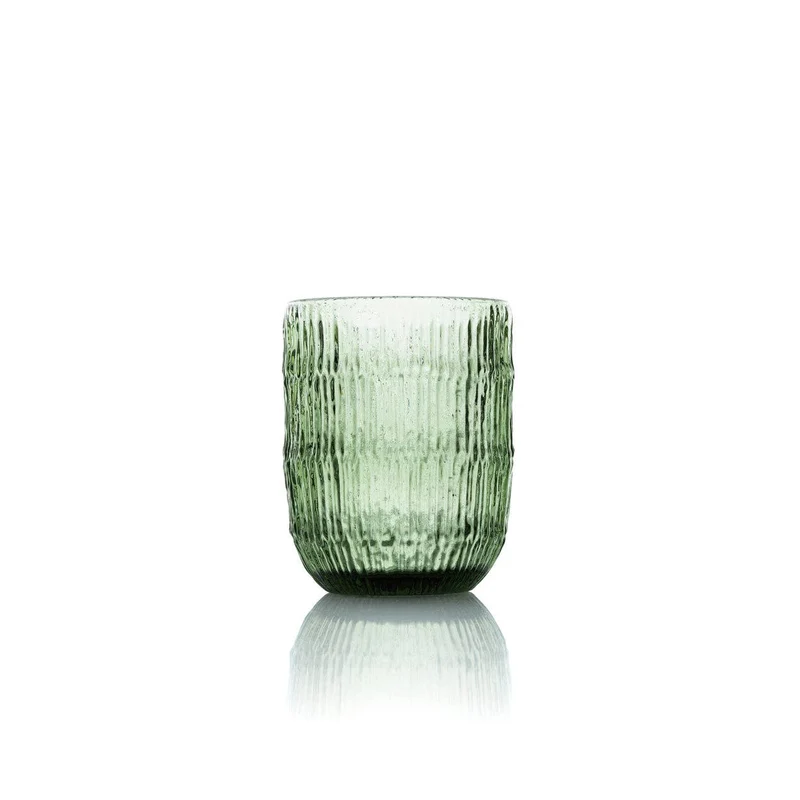 Das Moss Ripple Wasserglas - Grün