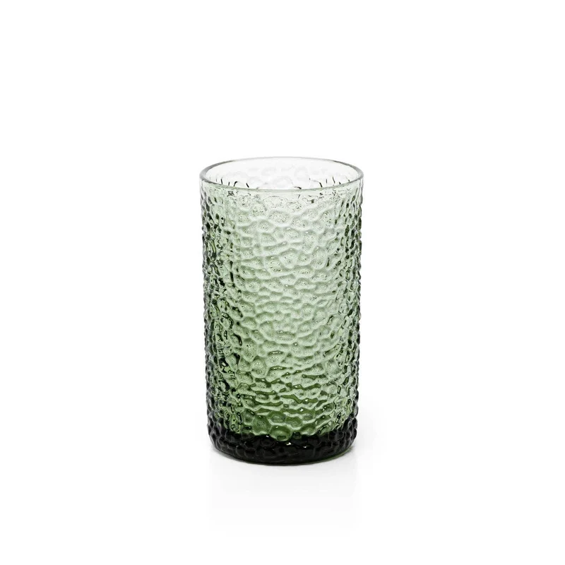 Grüne Glasvase