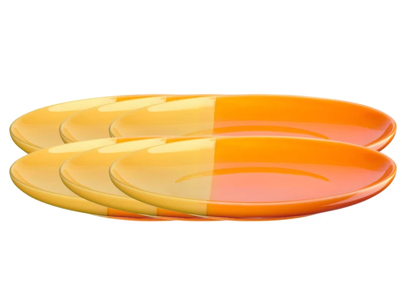 ASA joy Dessertteller orange smoothie 22cm Set6