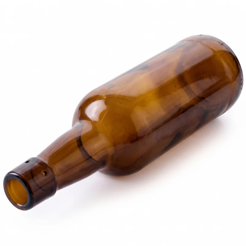 Bierflasche Braun 0,5 l Lochmündung für Bügelverschluss