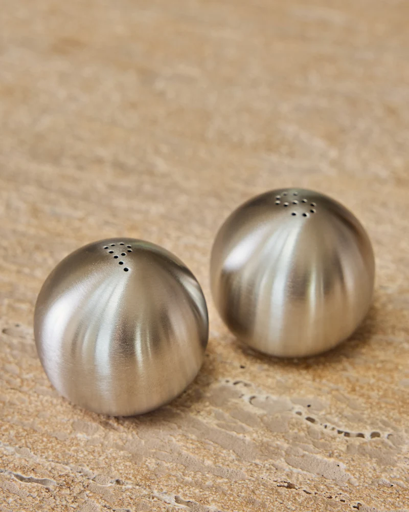 Aura Round Salz & Pfefferstreuer 2er Set