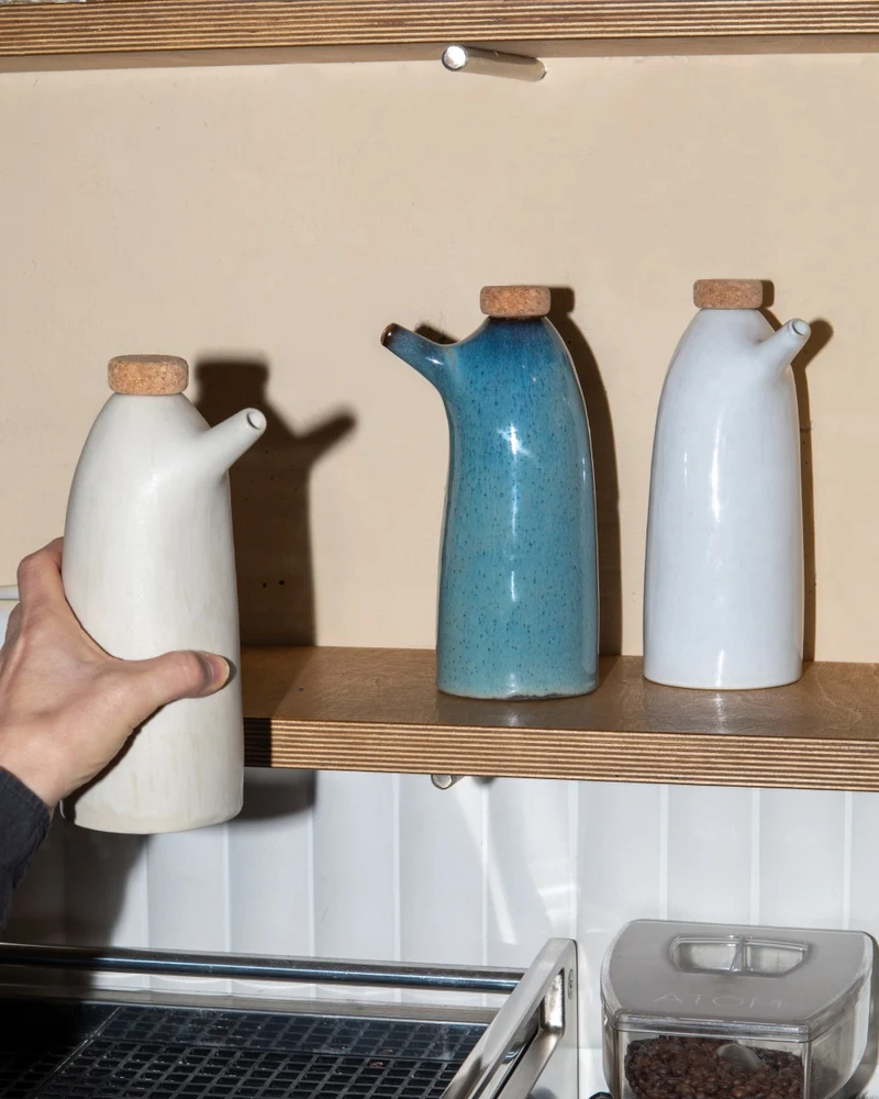 Sintra Essig- & Ölflasche sand