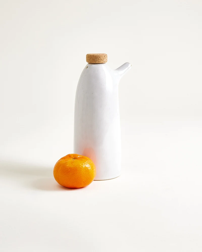 Areia Essig- & Ölflasche weiß
