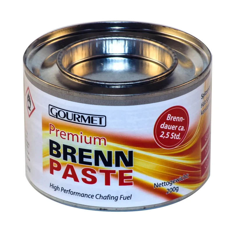 Brennpaste, 200g-Dose, 2,5h-Brenndauer (72 Dosen)