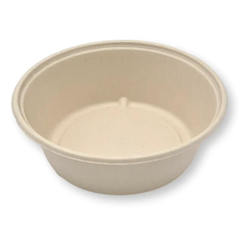 Salatschale, Bagasse, rund
