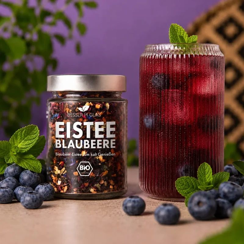Eistee Blaubeere