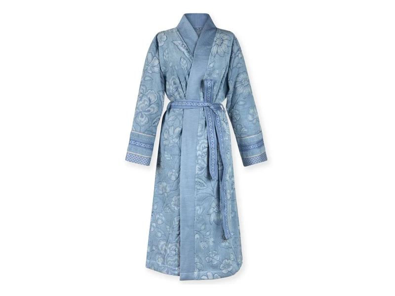 PIP STUDIO Jasmin Jacquard Bademantel light blue M (1 Stück)