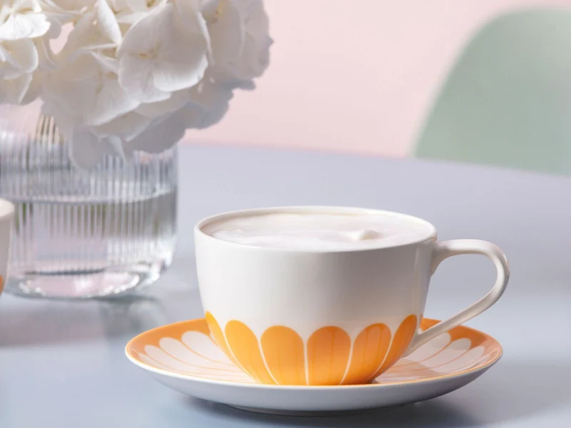 Villeroy & Boch Fleur soleil Cappuccino-Untertasse 17,5cm Set6