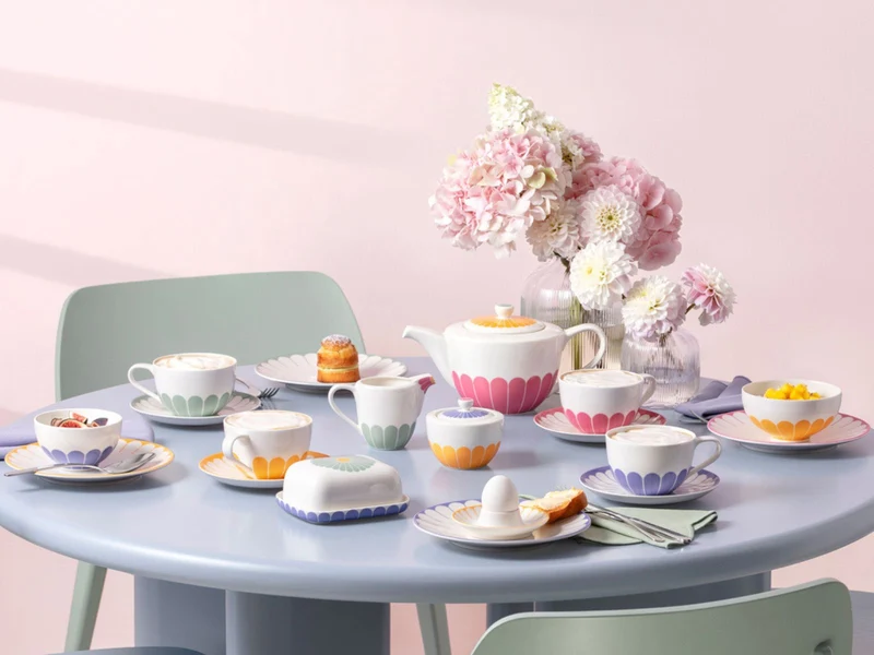 Villeroy & Boch Fleur soleil Cappuccinotasse 0,3l Set6