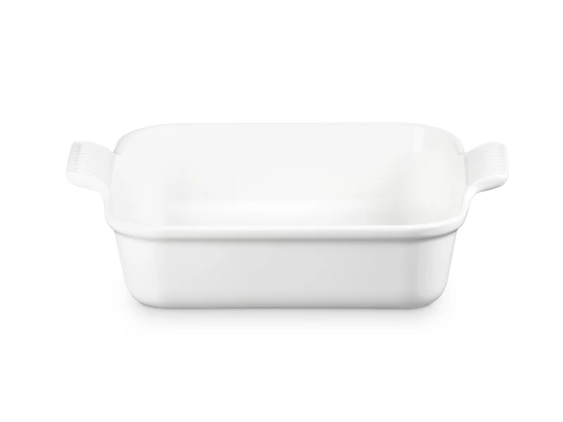 Le Creuset Auflaufform Tradition quadratisch weiß 23cm