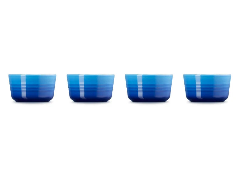 Le Creuset Mini Förmchen 0,1l Set 4tlg azure