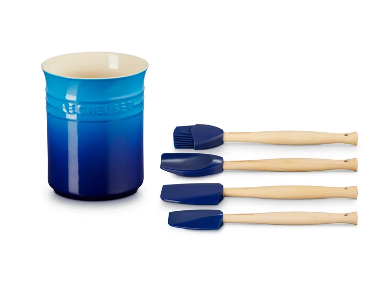 Le Creuset Craft Kochkelle azure Set 5tlg