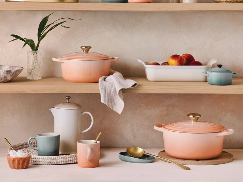 Le Creuset Becher mit Henkel pêche 0,35l