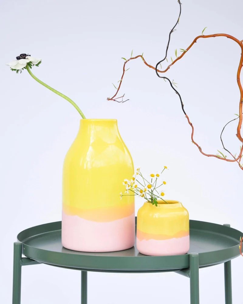 Marisa Vase M gelb rosé