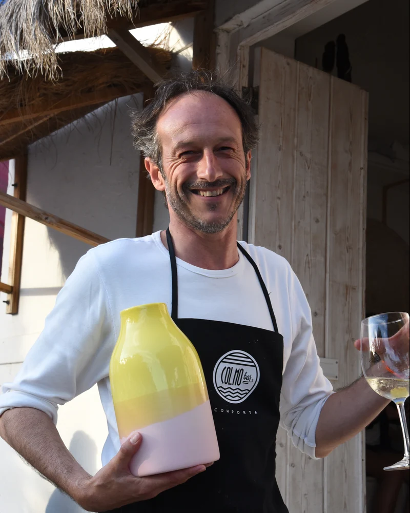 Marisa Vase M gelb rosé
