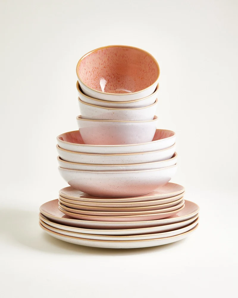 Areia Geschirr-Set classic pink 16-teilig
