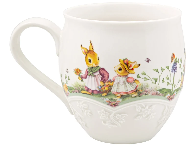 Villeroy & Boch Spring Fantasy Becher mit Henkel Blumenwiese 0,53l