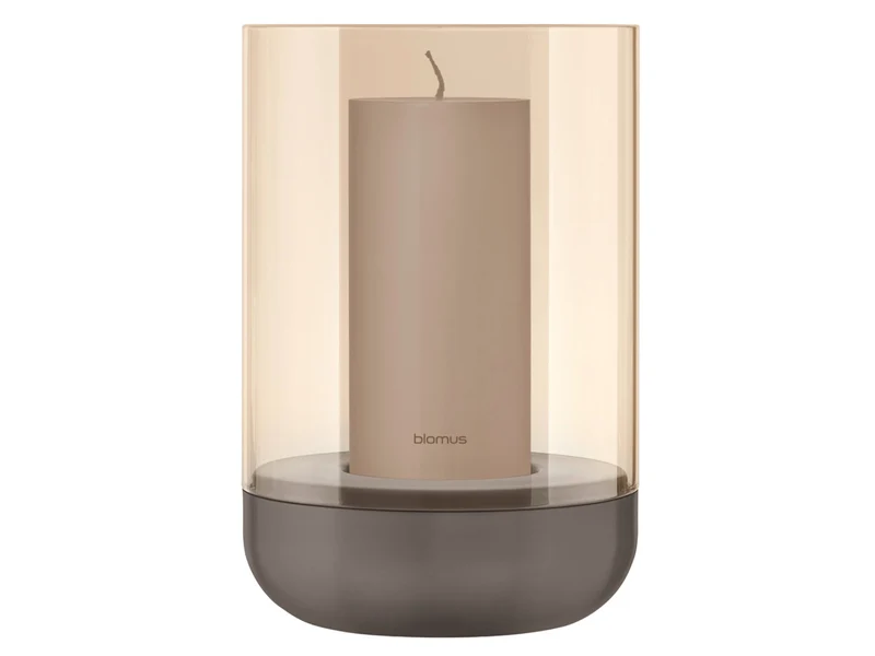 Blomus CALMA Windlicht burned metal L 15cm