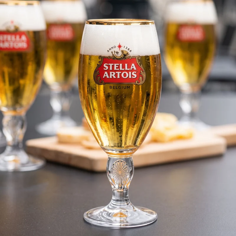 Stella Artois Biergläser - Chalice - 330 ml - 4 Stück