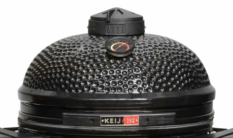 Keij Kamado Pro - Starterset Groß Schwarz - Kamado BBQ Grill Set