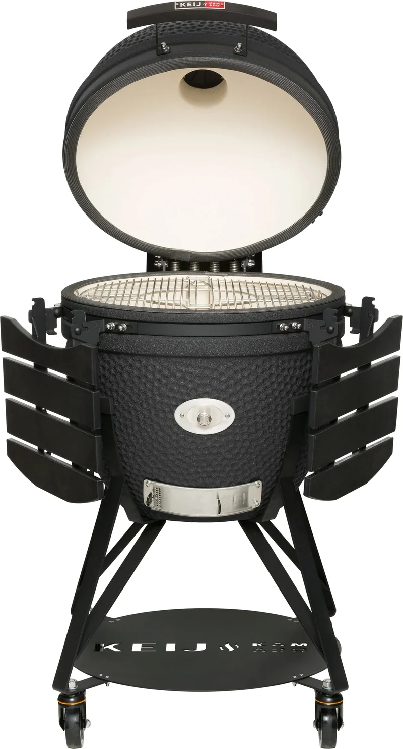 Keij Kamado Legend Keramikk XL Schwarz - Starterset - Grill
