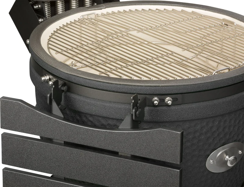 Keij Kamado Legend Keramikk XL Schwarz - Starterset - Grill