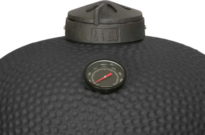 Keij Kamado Legend Keramikk XL Schwarz - Starterset - Grill