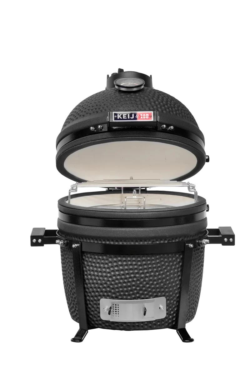 Keij Kamado BBQ Legend Compact Matt Schwarz - 15 Zoll