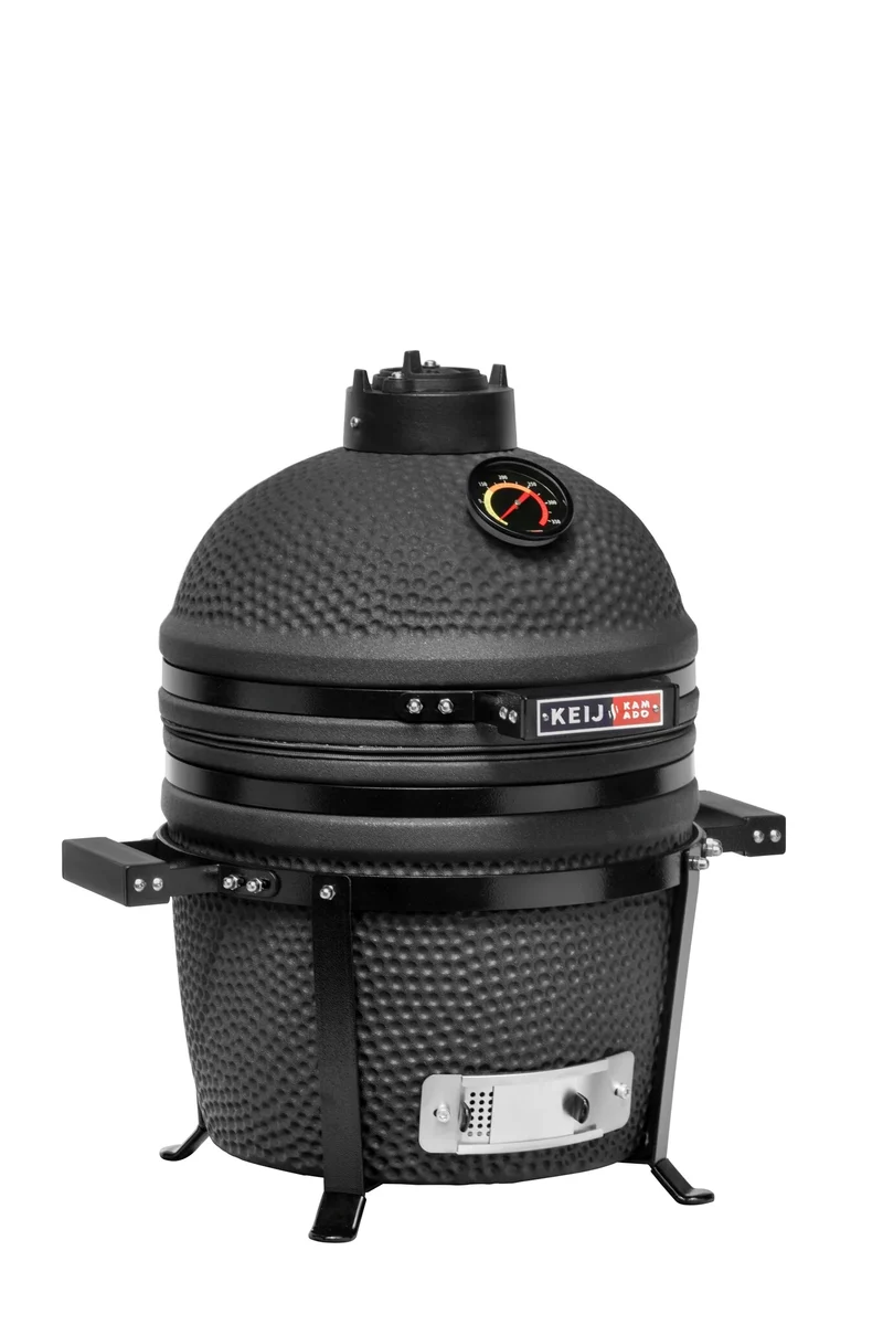 Keij Kamado BBQ Legend Compact Matt Schwarz - 15 Zoll