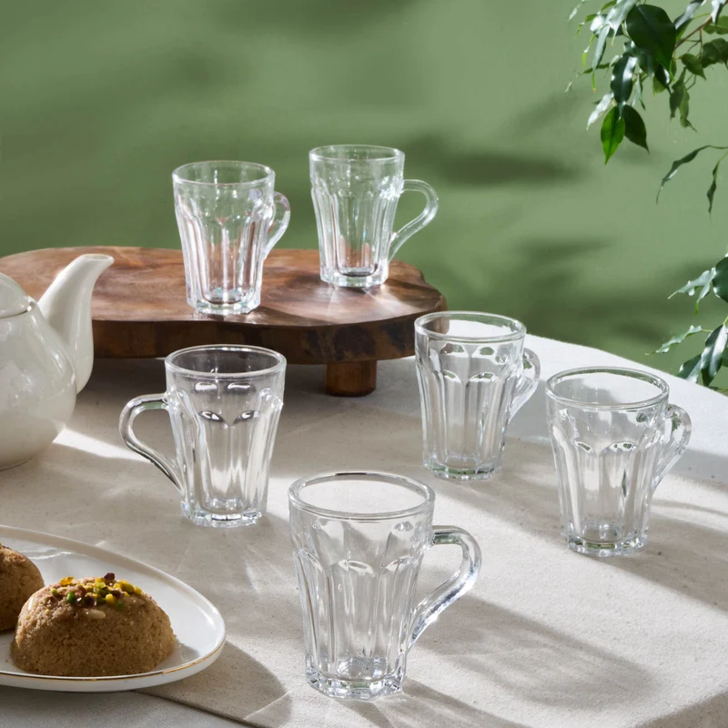 Karaca Leylak 6-teiliges Teegläser-Set, 175 ml
