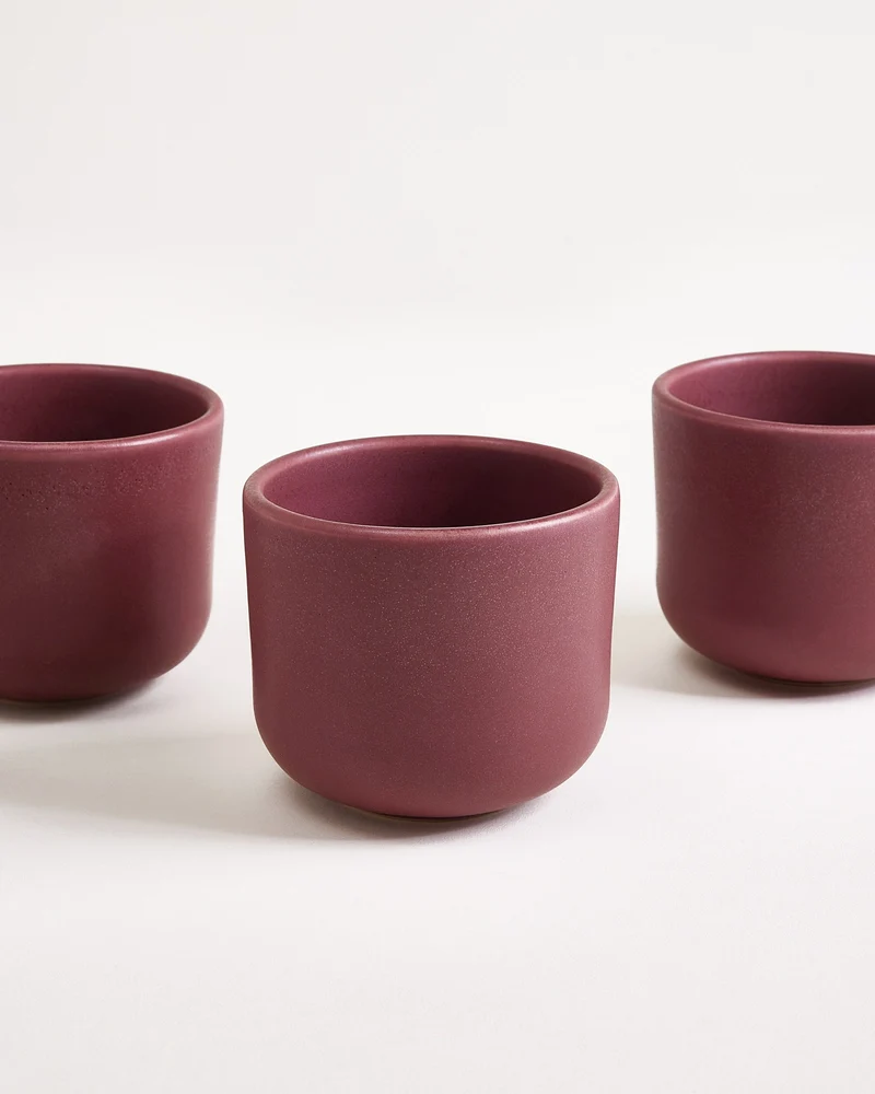 Sereno Becher klein bordeaux 6er-Set