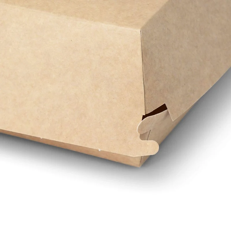 Burgerboxen braun/weiß Karton (versch. Größen)