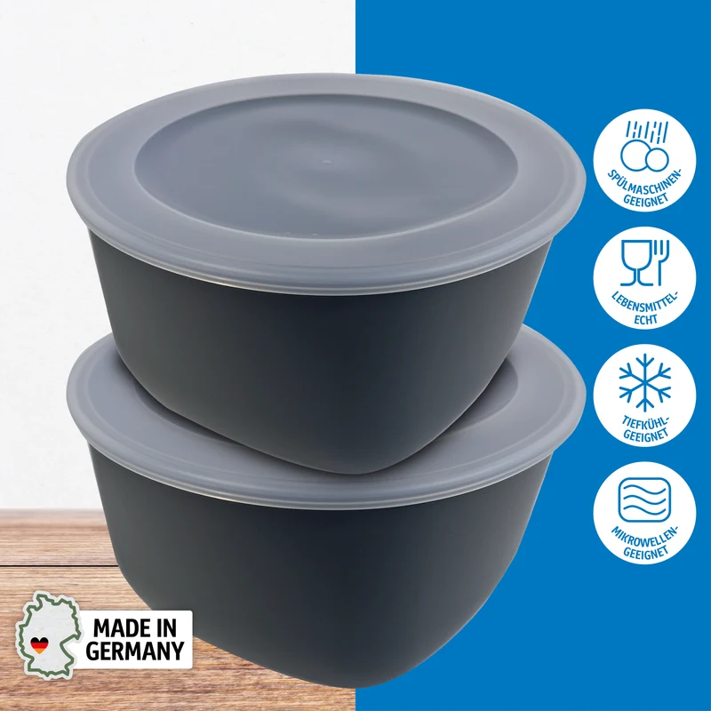 2er Set Box mit transparentem Deckel CONNECT BOX 4