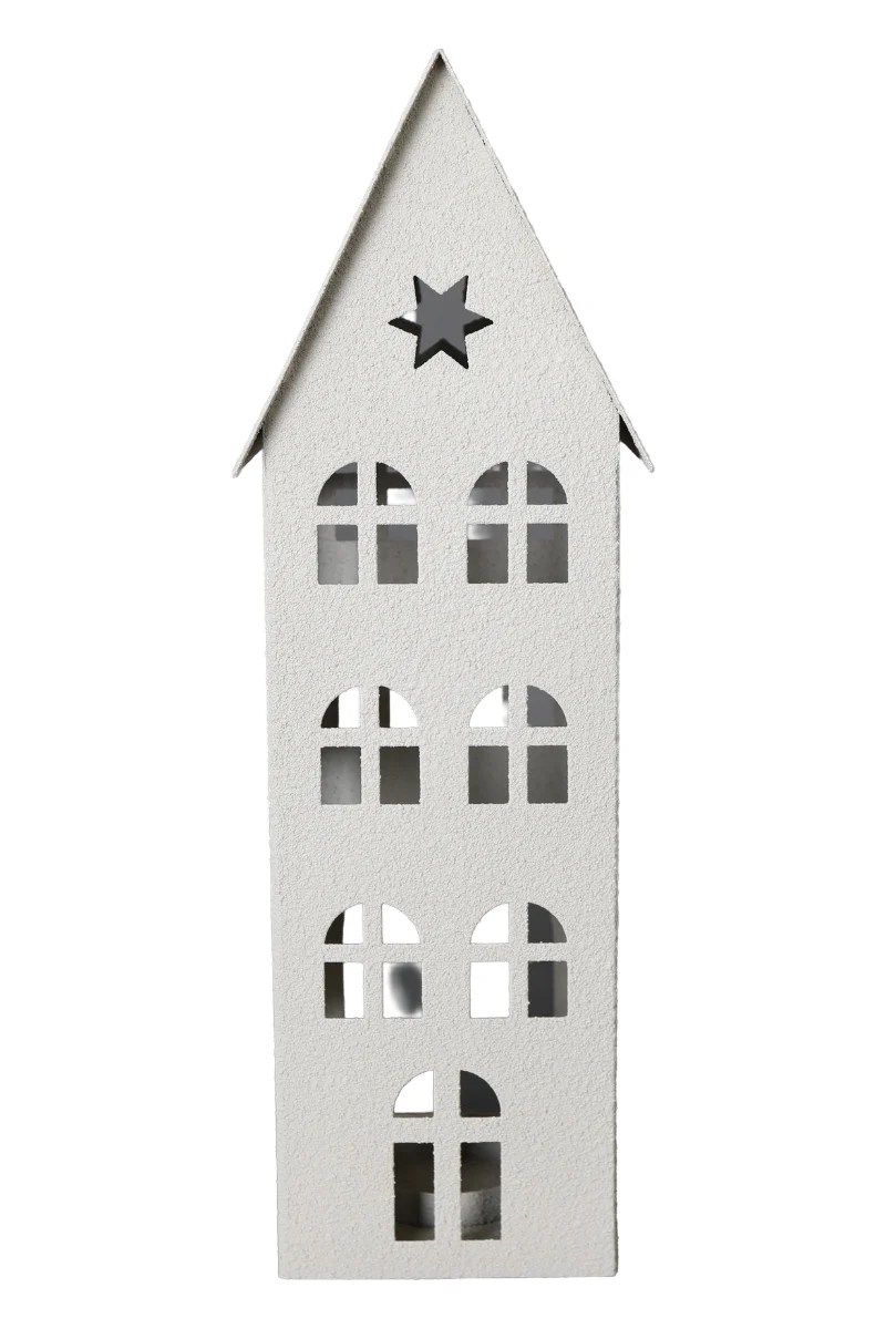 Exner Teelichthalter Haus Dazz beige 32cm (1 Stück)